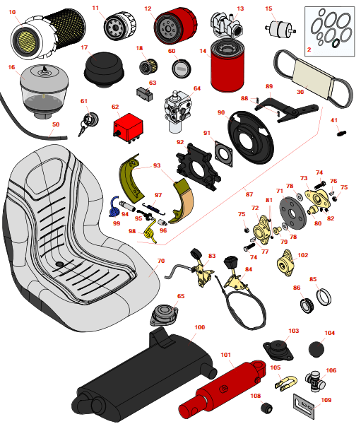 ᐅ • Toro Groundsmaster 345 parts online RDM Parts